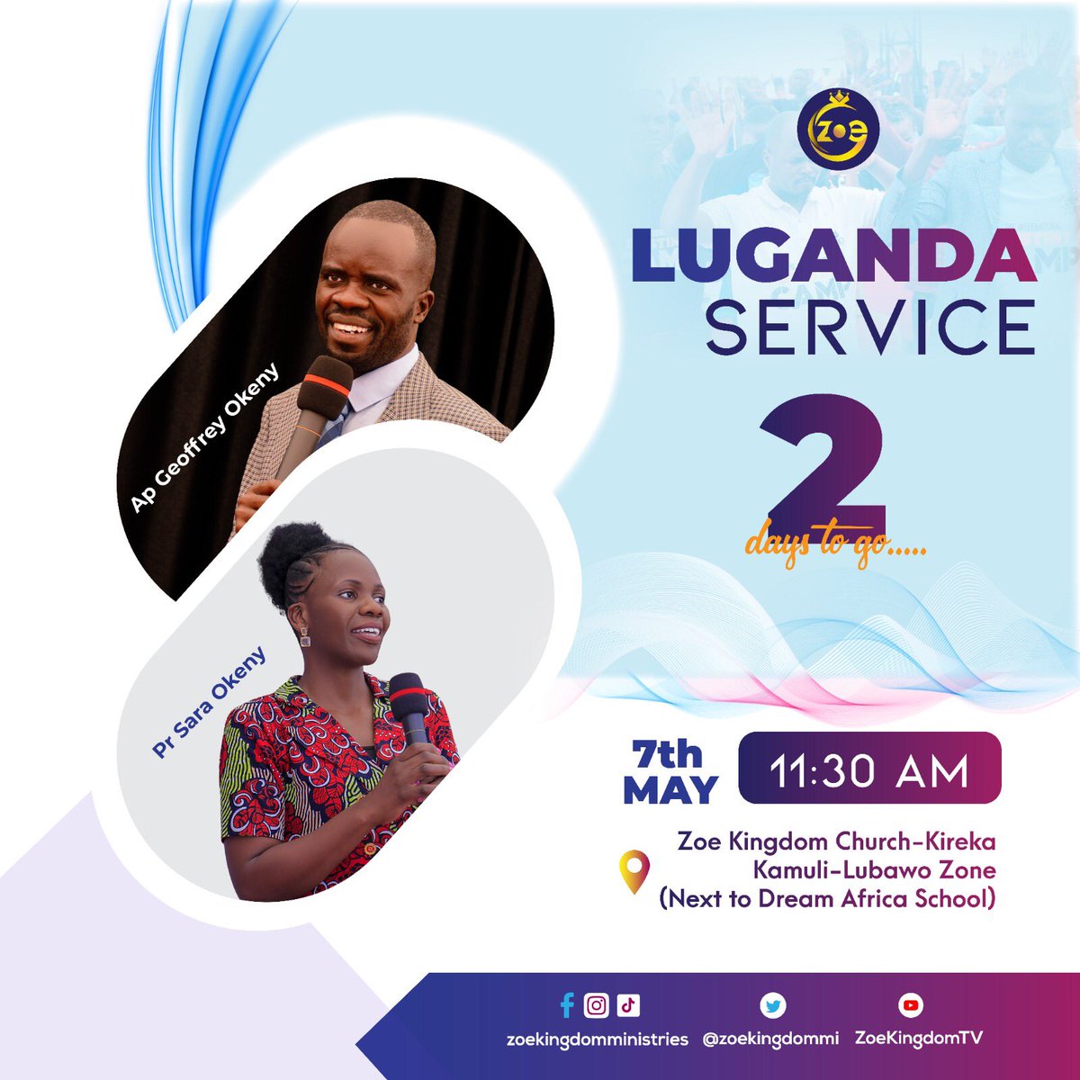 ZoeKingdommi's tweet image. WE ARE COUNTING DOWN
#2Days
This Sunday………….. 
#11:30am
💃🏼💃🏼💃🏼💃🏼💃🏼💃🏼💃🏼💃🏼💃🏼💃🏼💃🏼💃🏼💃🏼💃🏼

#Lugandaservice
#zoekingdomchurch
#kireka
#7thMay