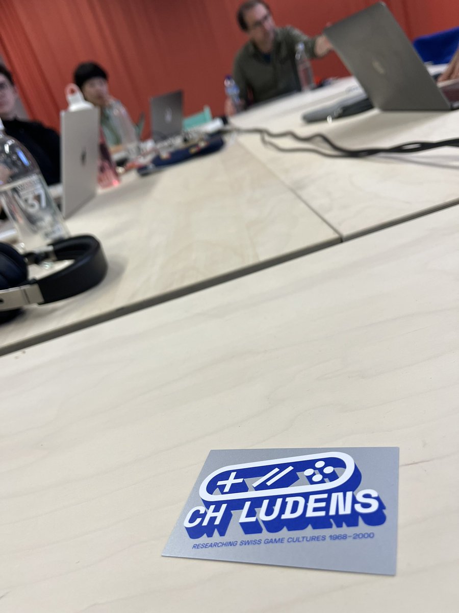 Awesome 😍! First business cards at the team ZHdK bi-weekly on-site meeting of our SNF Sinergia project CH Ludens 
@chludens team @zhdk #digitalgames #swissgames #digitalheritage #swissgamedesign