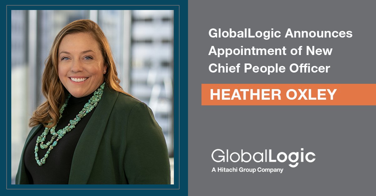 GlobalLogic's tweet photo. We are pleased to share that @OxleyHeather has been officially appointed GlobalLogic’s new Chief People Officer! A veteran in HR, Heather has extensive experience spearheading talent strategies, global business partnerships & programs: https://t.co/tkLotbZz3W
#LifeatGL #GLeads https://t.co/NuEk51ibNG