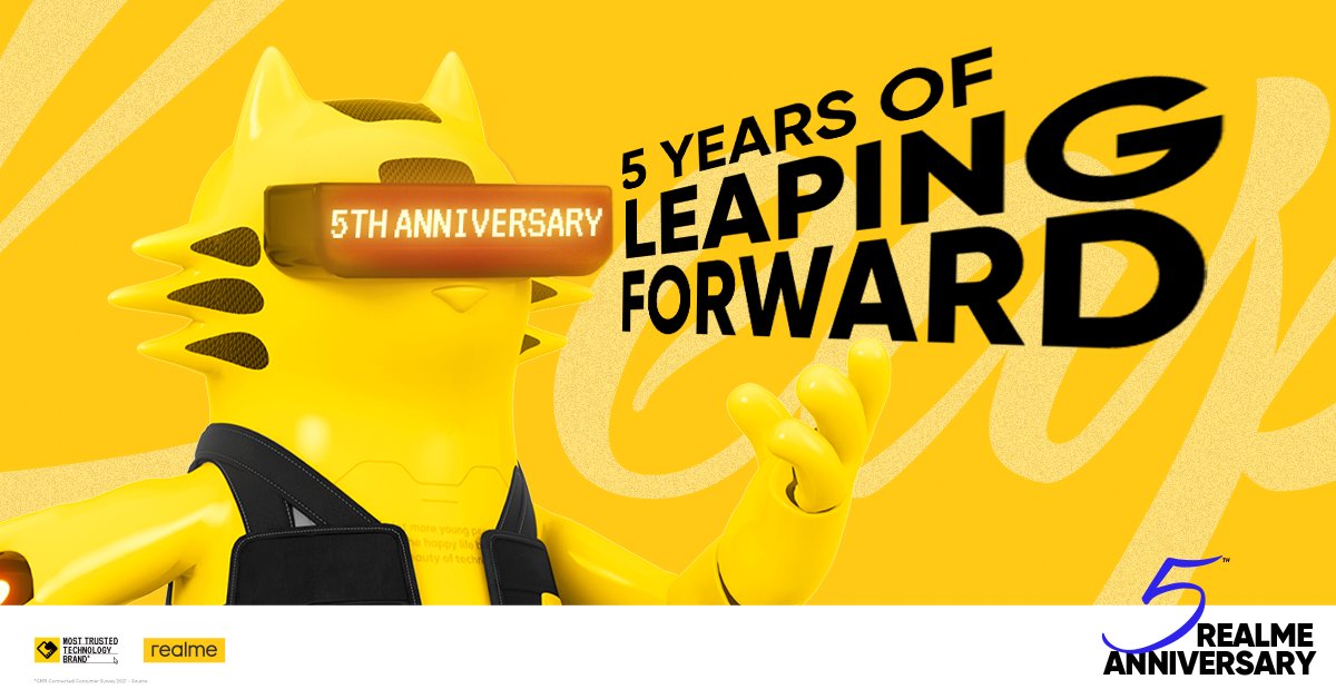realme on Twitter "These 5years have been a testament to realme's