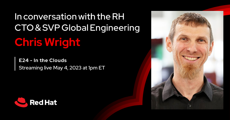 RedHat's tweet image. May the 4th be with @Stu ⭐ (and @kernelcdub). You won't want to miss this special edition episode of In the Clouds. Tune in live today at 1 pm ET: bit.ly/42g3RMY.