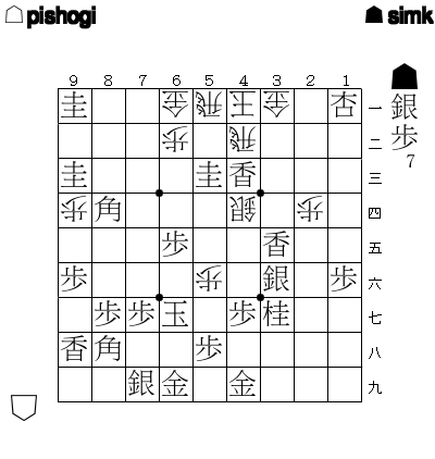 3x10000's tweet photo. 【第3029問】▲simk 対 △pishogi からの出題です。 https://t.co/LacPBe2iDy #詰将棋 https://t.co/SACQX8HhLq