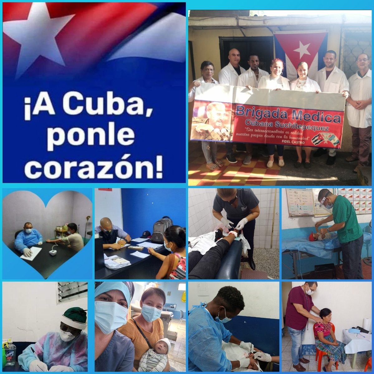 BmcSuchitepque1's tweet photo. BMC Suchitepéquez, Guatemala con nuestro trabajo diario ratificamos nuestro compromiso con nuestra Revolución #ALaPatriaManosYCorazon #CubaCoopera #FidelPorSiempre @CubaCentral @CubacooperaGt @MarihetaR @DPSVillaClara @DPSMtzas @DPS_Artemisa @DPSCfgos  @DMSPSanLuis https://t.co/b58X8oAdQH