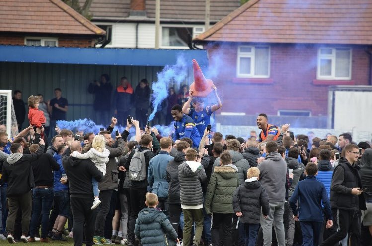radcliffeboro's tweet photo. 📆 Four years ago today… 

The Boro secured promotion to the NPL Premier Division with a 2-1 win over Leek Town in the play-off final. 

😍 Fond memories of that momentous occasion! 

#WeAreRadcliffe #UTB https://t.co/8MCYdc0OsW