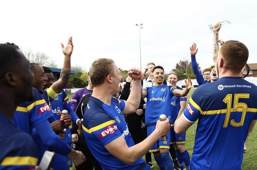 radcliffeboro's tweet photo. 📆 Four years ago today… 

The Boro secured promotion to the NPL Premier Division with a 2-1 win over Leek Town in the play-off final. 

😍 Fond memories of that momentous occasion! 

#WeAreRadcliffe #UTB https://t.co/8MCYdc0OsW