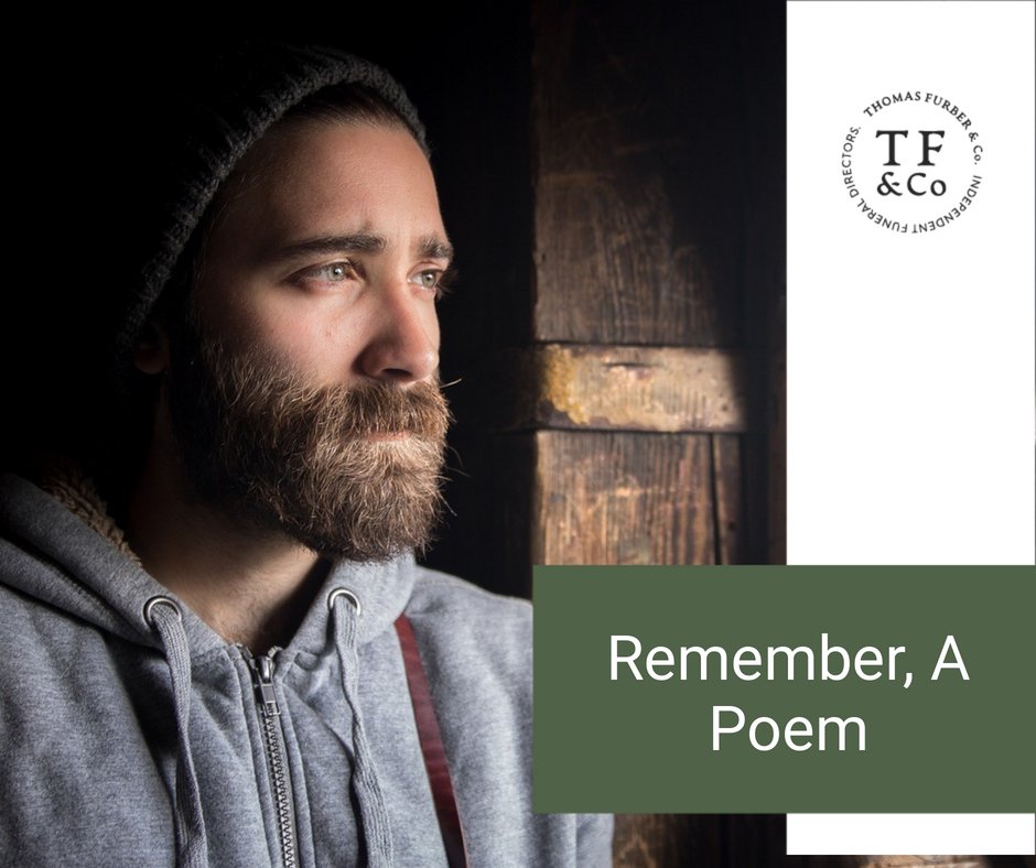 FuneralsUK's tweet photo. Remember (A poem)
I remember your joyful smile
The smell of your perfume,
The way you styled your hair
Your love of simplicity,
I remember all the times
That we laughed and cried
I remember you in each sunrise.
Jamieson Lee Hill
#ukfuneraldirector #poem #memories https://t.co/5rh8Rvjzrz