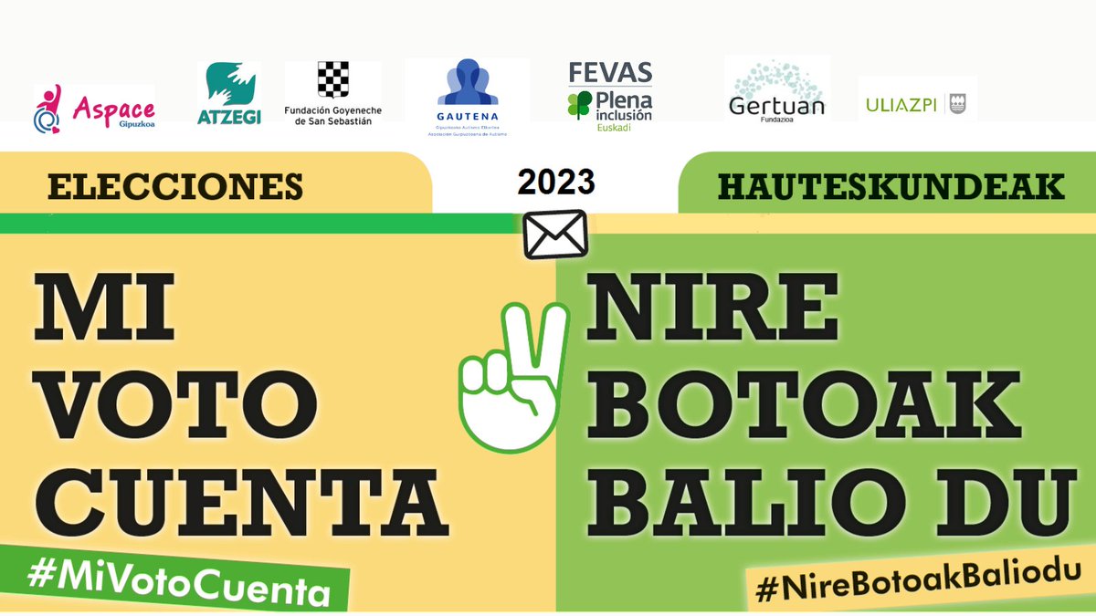 🗓️ Bihar, adimen desgaitasuna duten pertsonen eta Gipuzkoako alderdi politikoetako ordezkarien arteko topaketa
<a href="/atzegi/">Atzegi</a>,  <a href="/gautenagipuzkoa/">Gautena</a>, <a href="/FGSS_Goyeneche/">FGSS_Goyeneche</a>, <a href="/aspacegipuzkoa/">Aspace Gipuzkoa</a>, <a href="/GertuanF/">Gertuan Fundazioa</a>  <a href="/fevas/">FEVAS Plena inclusión Euskadi</a> #Uliazpi, <a href="/eajpnvgipuzkoa/">EAJ-PNV Gipuzkoa</a>  <a href="/ehbildugipuzkoa/">EH Bildu Gipuzkoa</a>, <a href="/PSEGIPUZKOA/">PSE-EE GIPUZKOA</a> ,<a href="/PodemosGipuzkoa/">Podemos Gipuzkoa</a>,  <a href="/PPVasco/">Partido Popular Vasco</a>