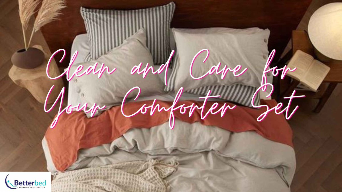BETTERBED3's tweet image. Say goodbye to a dirty and worn-out comforter set!
 
Follow these easy 🧼 cleaning and care tips to keep your bedding looking and feeling 💯. 

bit.ly/3NuWdtV 

 #ComforterCare #BeddingTips #SleepBetter #CleanBedding #CozyNights #comfortersets