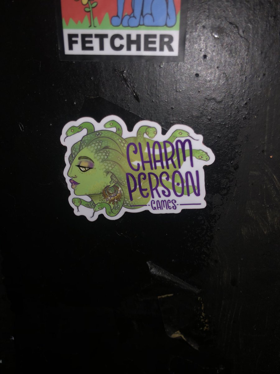EtnaPlays's tweet photo. Noticed this neat sticker when I was playing Ottobar last night. Turns out its a local professional game master service! Pretty cool stuff https://t.co/25fAqwgpQM