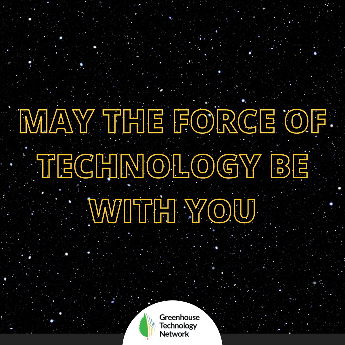 gtnontario's tweet image. Keeping it light on this May 4th🔭☄️👽

Aim for the stars today  💫⭐   

#agtechnology #innovation #creativity #collaboration #starwarsday #horticultureonthemoon