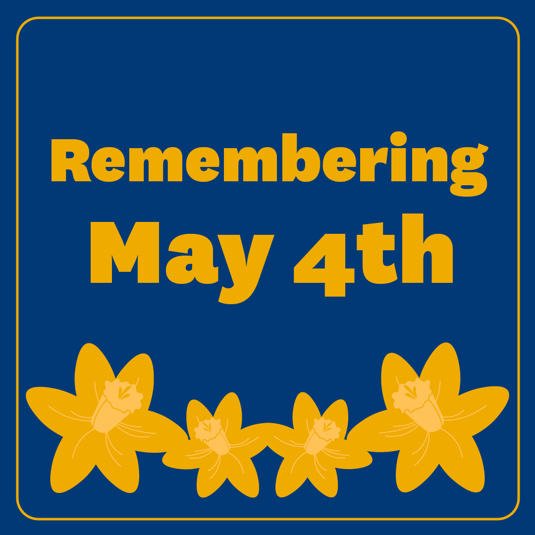 KentStateIntl's tweet photo. Today marks 53 years since the tragic events at Kent State on May 4, 1970. We remember the lives that were lost that day and the lives that were forever changed. Learn more about May 4th by visiting https://t.co/rFi0DcXjYT https://t.co/VMqkqLuJbc
