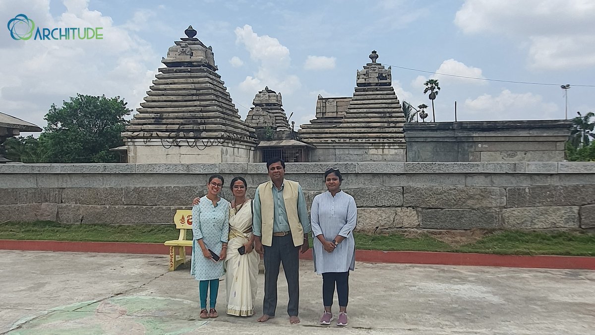 ARCHITUDE1's tweet photo. Our team recently visited an archeological site Sri Chaya Someshwara Temple-Telangana and was struck by its cultural and architectural significance. We’re committed to preserving its heritage for future generations. #Architude #history #temple #telangana #architecture #heritage https://t.co/Nh960NCA6G