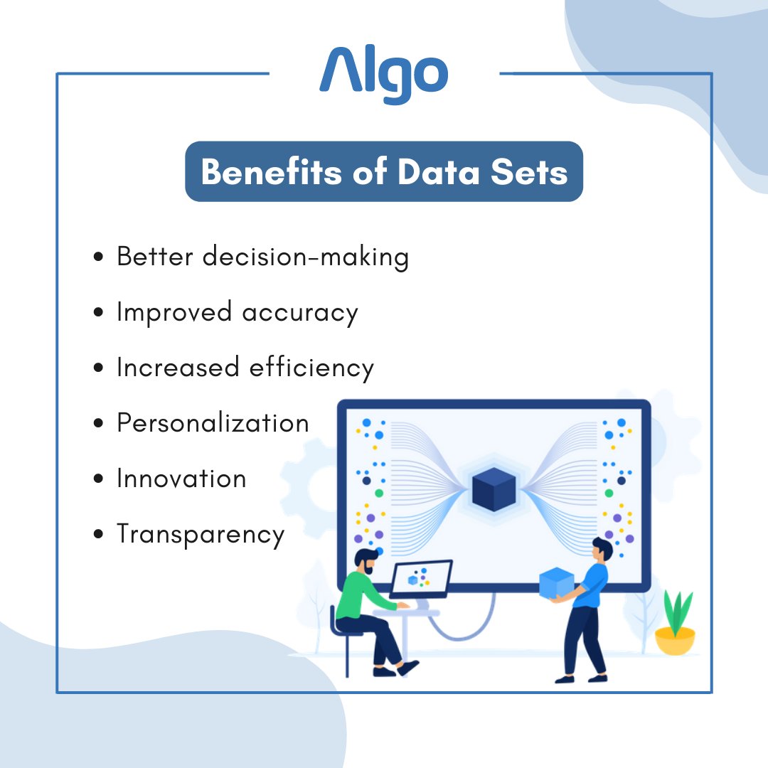 Algo_Experts's tweet image. Data sets are the building blocks of machine learning!
Our advanced algorithms & large data sets allow us to provide accurate predictions and valuable insights for businesses. 
#algocodingexperts #algoexperts #mlsoftware #bigdata #AI #ml #datamining #predictiveanalytics #spain