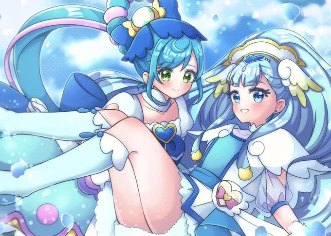 キュアスパイシー&キュアアンジュ #precure