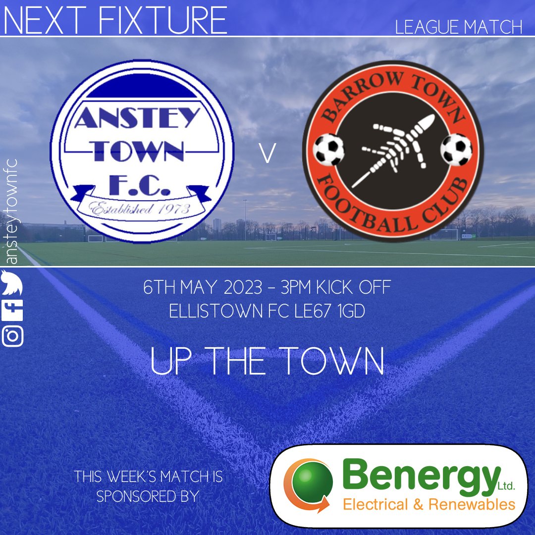 This Saturday we host <a href="/BarrowTFC/">Barrow Town FC</a> Reserves as we look to continue our unbeaten run and hopefully offer something more exciting than the 0-0 away fixture. 

Big thanks to our matchday sponsor Benergy.
