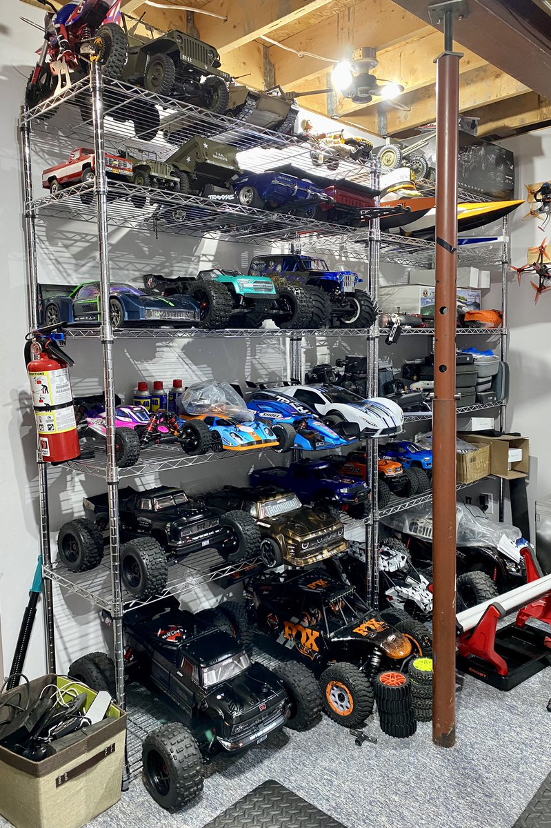 Captaindrone798's tweet photo. Part of Captain Drone’s RC car collection.  I love drones &amp; I love RC cars. https://t.co/VZBVFAgtcS