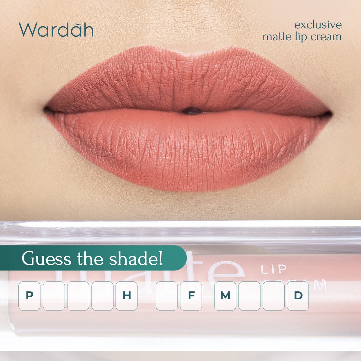 wardahbeauty's tweet photo. Beauties, main games yuk!

Coba tebak shades Exclusive Matte Lip Cream di bawah ini, 3 pemenang yg beruntung bakal Wardah kirimin Exclusive Matte Lip Cream!

Clue: 🍑🧠

Jangan lupa ❤️ dan 🔁 tweet ini ya!

Good luck, beauties! https://t.co/0qnVC8GMPM