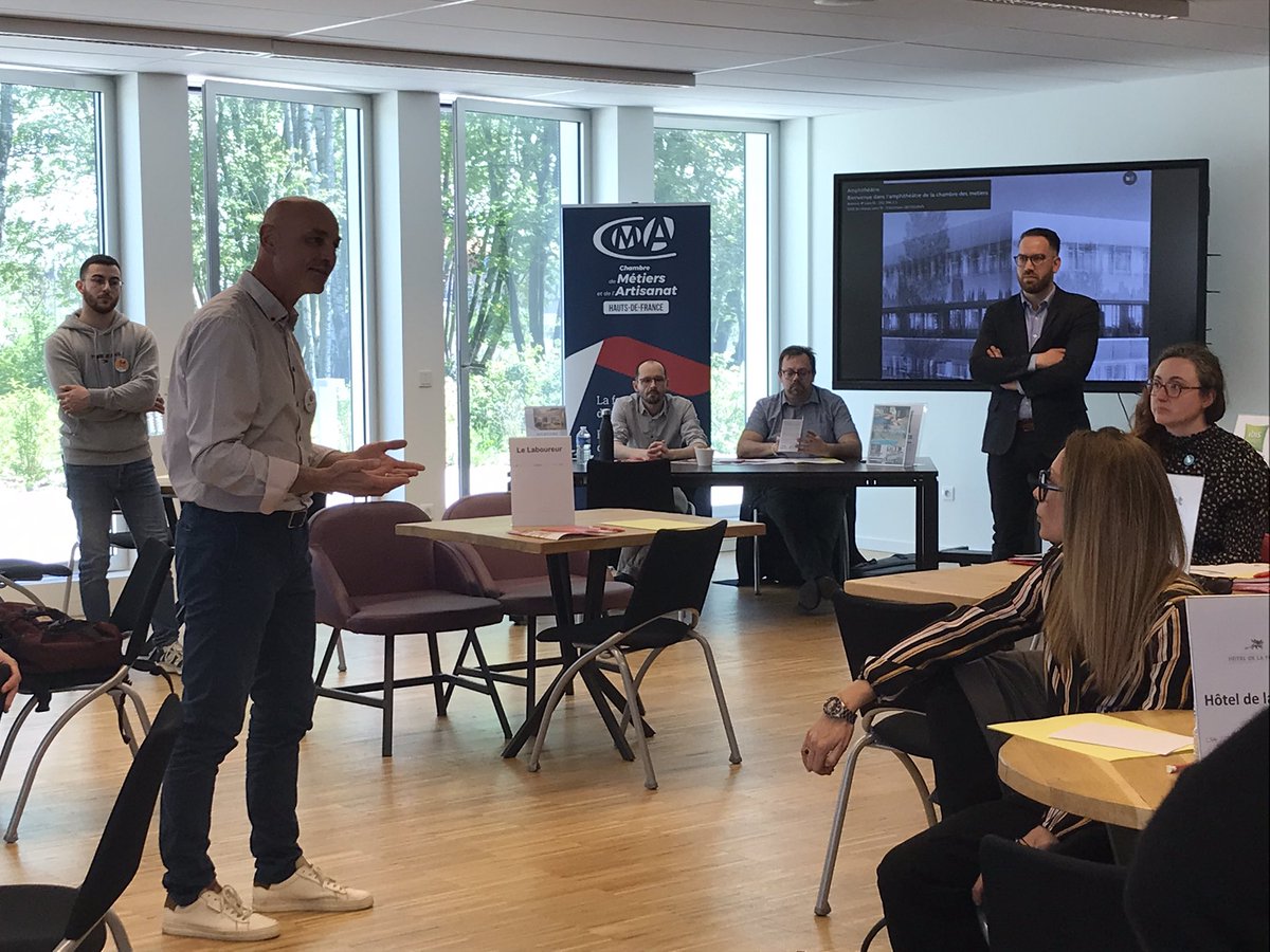 Miquel Elsa (@elsamiquel) on Twitter photo 🏨 Lancement du Jobdating Hôtellerie Restauration à la @CMA Lille.
150 postes à pourvoir, avec formation sur mesure pour répondre au besoin des recruteurs et des chercheurs d’emploi #Afpr #immersionfacilitée
Un événement @poleemploi_HDF <a href="/ClubHotelier/">Club Hotelier</a> @CMA <a href="/DebreyneF/">DEBREYNE Frédéric</a> 🏨 Lancement du Jobdating Hôtellerie Restauration à la @CMA Lille.
150 postes à pourvoir, avec formation sur mesure pour répondre au besoin des recruteurs et des chercheurs d’emploi #Afpr #immersionfacilitée
Un événement @poleemploi_HDF <a href="/ClubHotelier/">Club Hotelier</a> @CMA <a href="/DebreyneF/">DEBREYNE Frédéric</a>