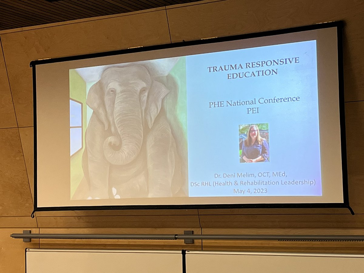 First session of <a href="/PHECanada/">PHE Canada | EPS Canada</a> #PHEPEI2023 <a href="/NLTA_Health_Ed/">NLTA Health Education</a>