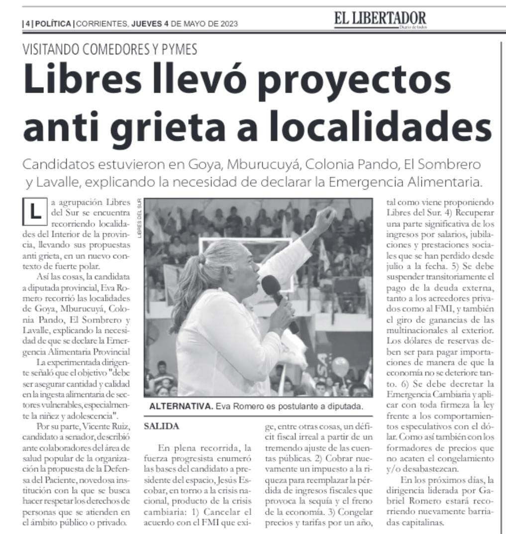 LDScorrientes's tweet photo. 🤝 Gracias a los medios de #Corrientes por la difusión de nuestra propuesta de cara a las #Elecciones del 11 de Junio 🗳️

#Lista40 🔴🔵 #CompromisoYProgreso ✊ https://t.co/9VhfaXn6hx