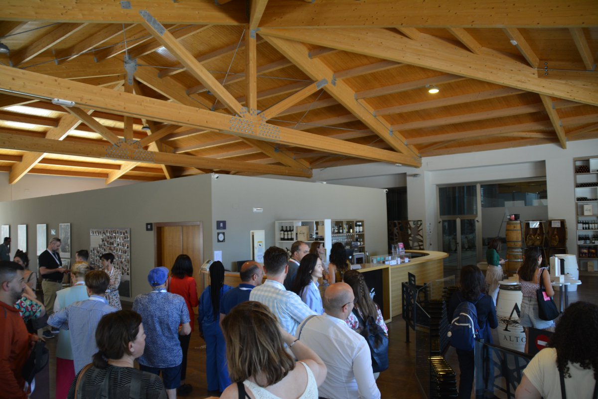 bevcrops23's tweet photo. Winery visit, Bodegas Luzon, Jumilla https://t.co/IzwvJEuguC