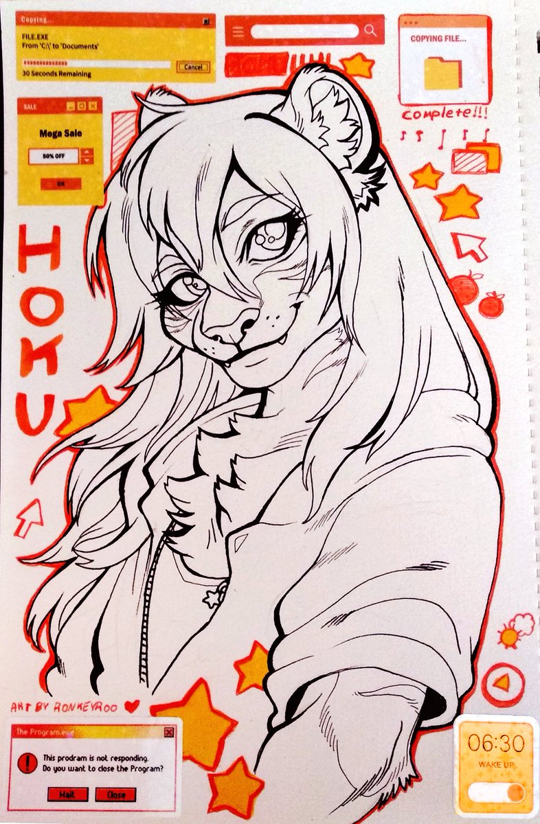 ⭐️ Sticker commission for dearest @/HokuTiger87!