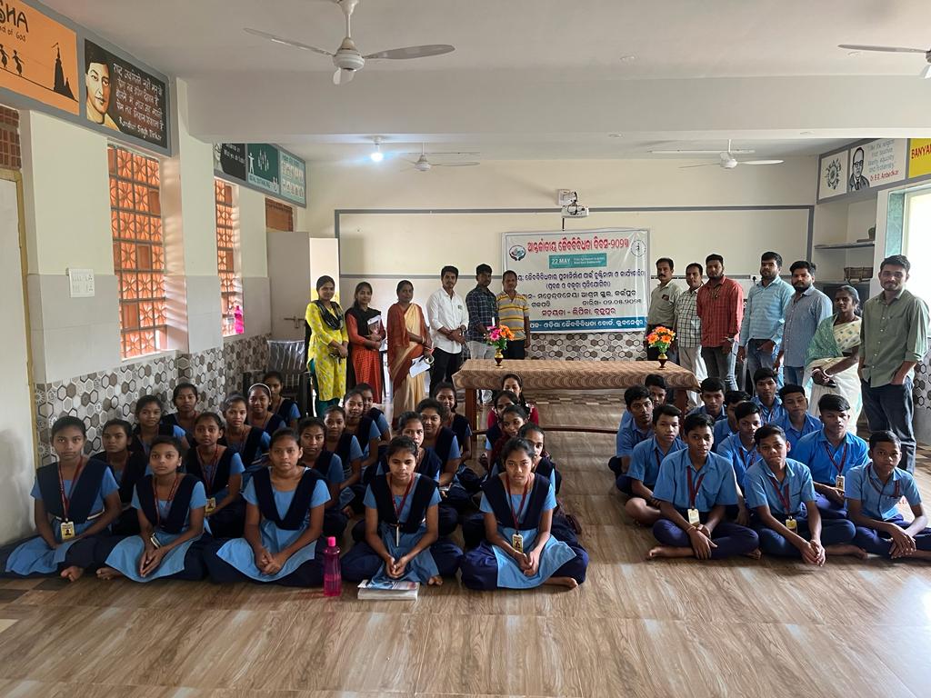 Odisha biodiversity board successfully completed essay and eloquence  competition among  9th and 10th class students of three Government High school situated near Mahendragiri Biodiversity Heritage site for the occasion of international day for biological diversity 2023.