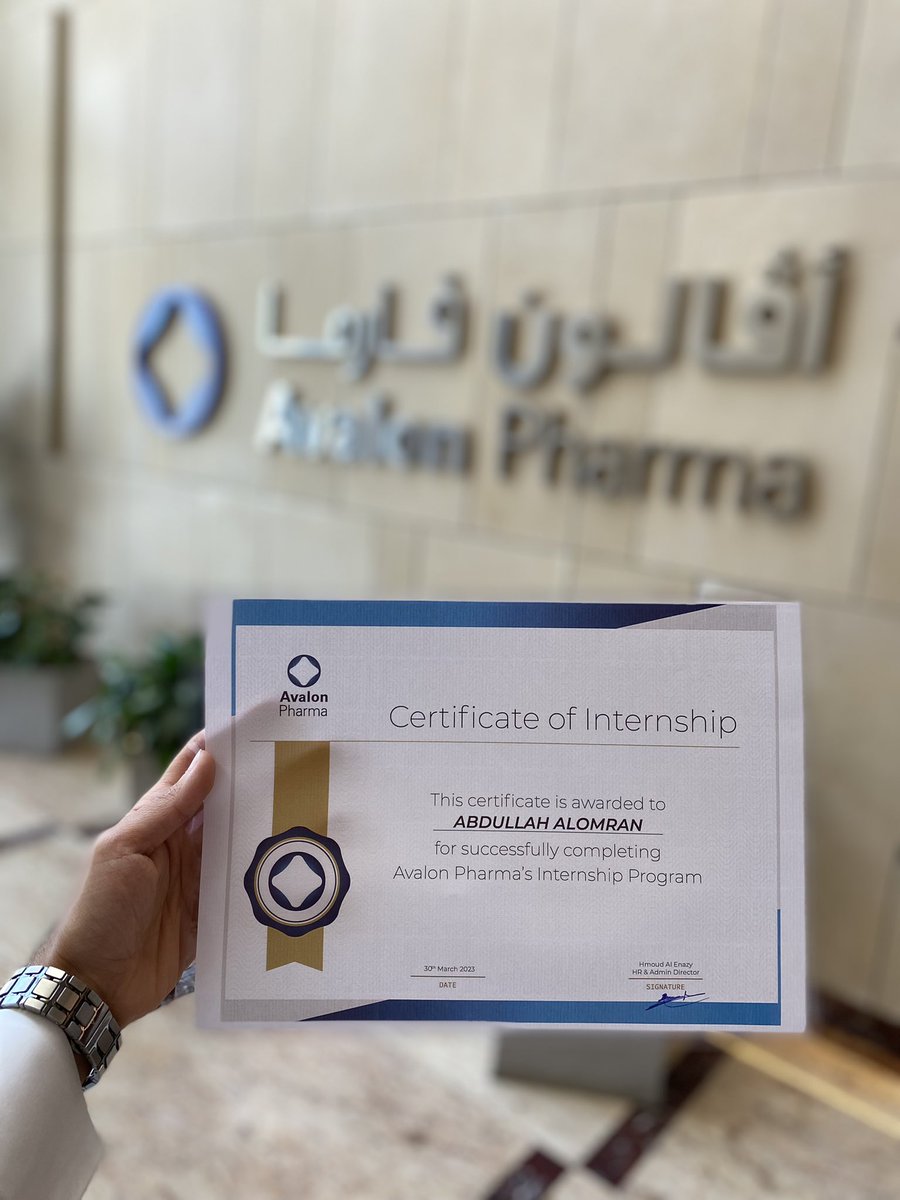 A_Alomran11's tweet photo. The seventh rotation, done✔️
At @Avalon_Pharma company https://t.co/L8UgOBxgnA