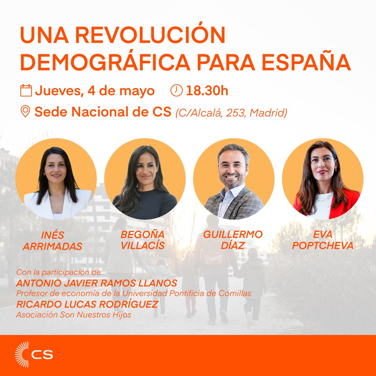 CiudadanosCs's tweet photo. La baja natalidad es un problema de primer orden en España.

En CS apostamos por medidas valientes para apoyar a las familias, porque un país sin niños es un país sin futuro.

¡Acompáñanos esta tarde a las 18:30h y conoce #EnDirecto nuestras propuestas!
🔛 https://t.co/L9486m3BZF https://t.co/gi004aefDG