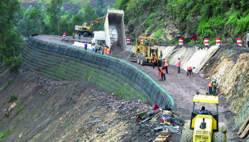 balunyu's tweet photo. @UNRA_UG @PoliceUg Admir Uganda has solutions to these challenges. Similar challenges in this Muko region in Rwanda have been solved with the Huesker Geogrid &amp; Geotextile MSE Wall solution. We have visited previous failure sites at Kyonyo and Kaharo in this Muko subregion.  https://t.co/fvRczugg5O https://t.co/suruq9c5fr