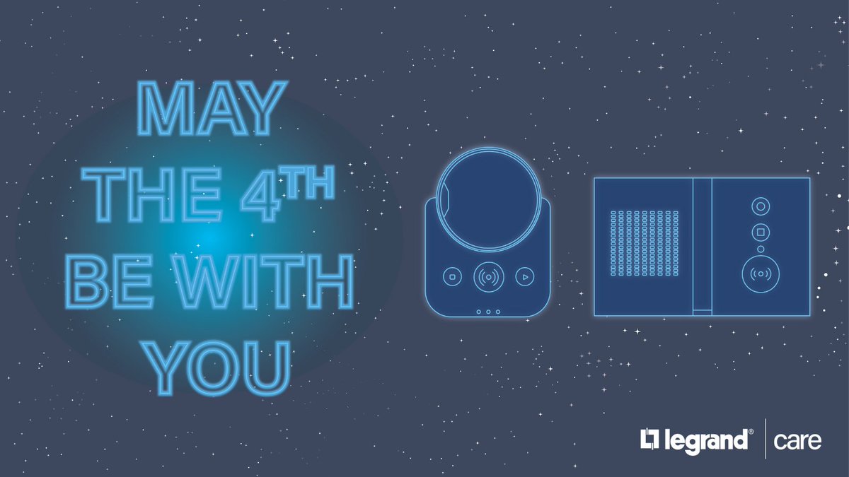 May the Fourth Be with you. #LegrandCare #ReachIP #Pendant #Novo #IndependenceAtHomeSolutions #MayTheFourthBeWithYou