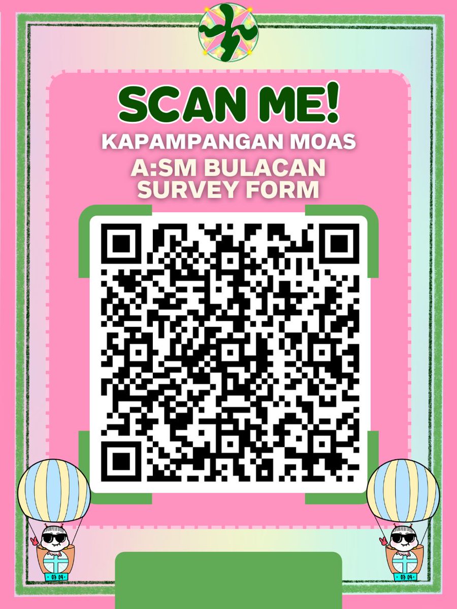 Eyes here, Kapampangan MOAs! 👀

In order for MOAs to have a smooth &amp; hassle-free experience for the upcoming A:SM in Bulacan, here's a survey form regarding the ticketing &amp; concert transportation. 

As always, your participation is greatly appreciated!  💖💫