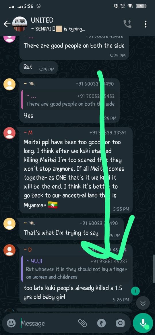ka1_ran1's tweet photo. Leaked chat of kuki’s whatsapp group 
#ManipurBurning #manipur_on_fire #manipur #ManipurViolence #Manipur_is_burning @ndtv  @aajtak https://t.co/hdj8nsuS5M