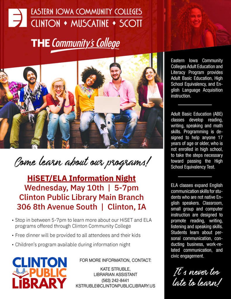 kuch_jr's tweet photo. Take a look at a great opportunity at the Clinton Public Library! https://t.co/NCCczhxiGz