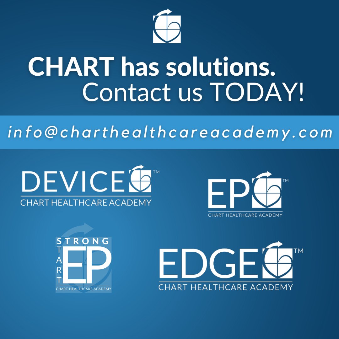 ChartAcademy's tweet photo. 🛎️ Getting started with CHART is as easy as sending an email!

📬 info@charthealthcareacademy.com

🗺️ Our MAP - Learning Portal
🏃 Our GO LEARN app brings CHART to any study-ready day!

#VivaEP #EPeeps #GROW #GetStartedwCHART #Team #GROWLab #Evolve #onlinelearning #remotetracking https://t.co/JkmddI1hUK