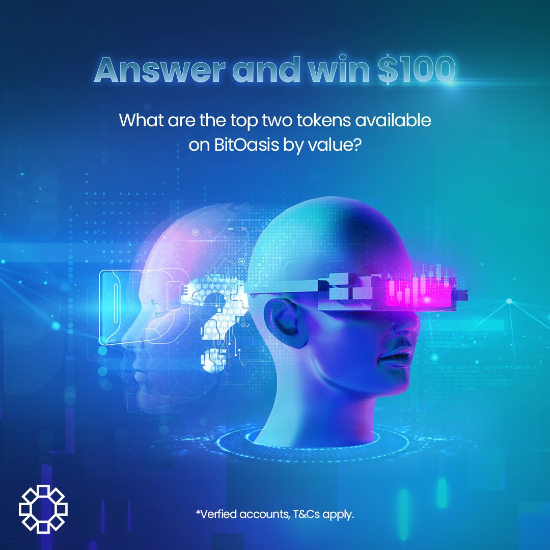 bitoasis's tweet photo. Hint💡: $ETH is not one of them. Add your answer for a chance to add $100 to your #BitOasis wallet! https://t.co/zT2DQkIGKQ