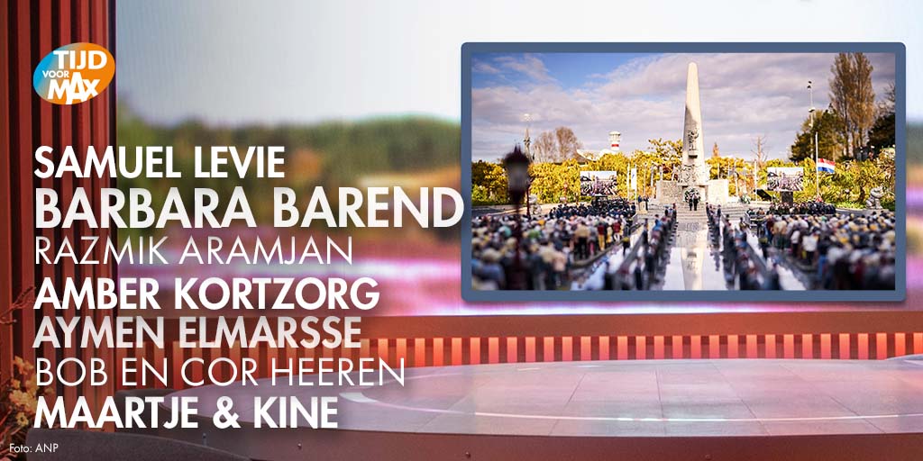Vandaag in #TijdvoorMAX:

🤫 <a href="/barbarabarend/">Barbara Barend</a> en Razmik Aramjan over de speciale dodenherdenking voor kinderen.

🗯 <a href="/AmberKortzorg/">Amber Kortzorg</a> en Aymen Elmarsse over 'Op weg naar het Lagerhuis'.

🎶 <a href="/MaartjeKine/">Maartje en Kine</a> treden op.

📺 Vanmiddag om 17.10 uur op NPO 1.