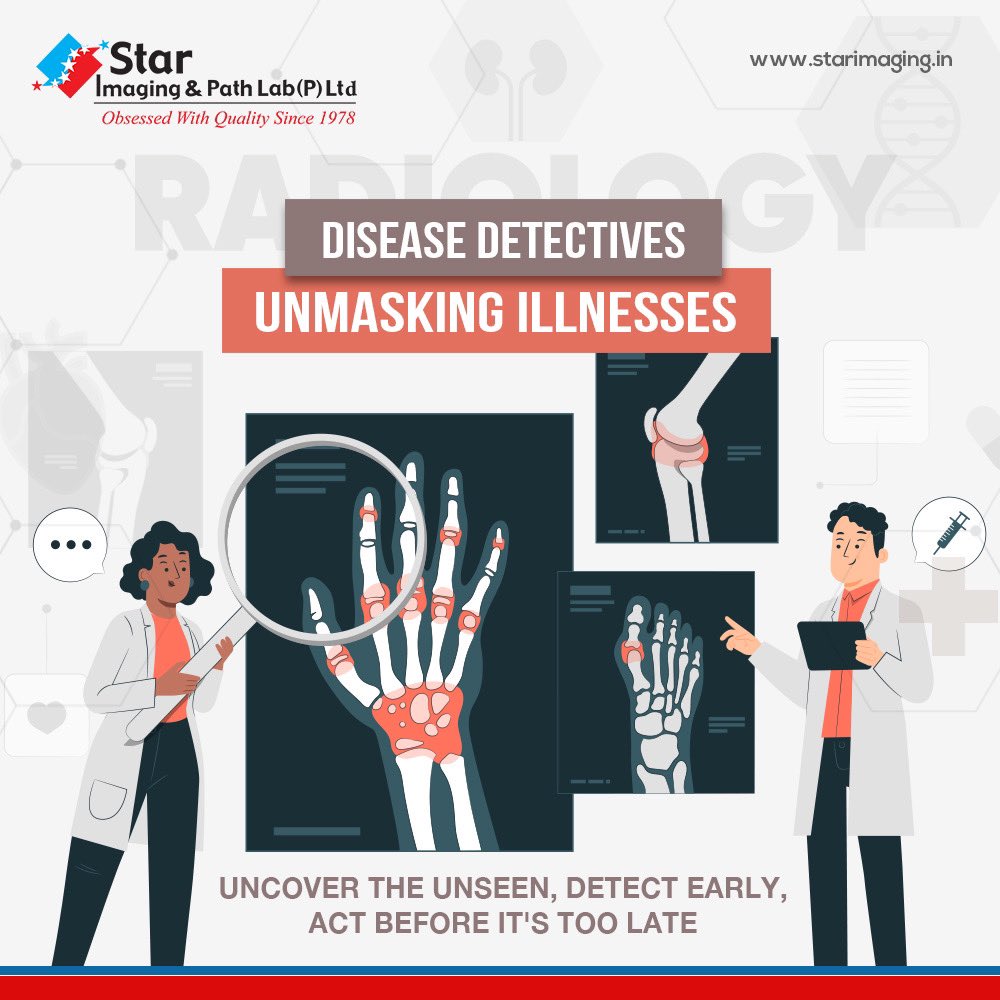 StarImaging_'s tweet photo. Detect early, act wisely, and live fully! 🌟 Star Imaging & Path Lab's disease detectives are here to unmask hidden illnesses. Choose the path of prevention and stay ahead in your health journey. 🔬💪 #StarImagingAndPathLab https://t.co/mWT5Cm88LR