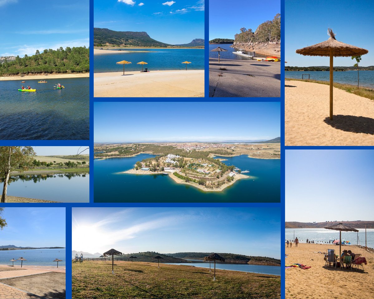 Extremadura tendrá nueve Banderas Azules en sus playas de interior y volverá a ser líder nacional. 

⛱ Alange, Campanario, Casas de Don Pedro, Isla del Zújar, Cheles, Peloche, Orellana la Vieja, Talarrubias y Cancho del Fresno en Cañamero (nueva).

📲 tinyurl.com/2pxjdmob