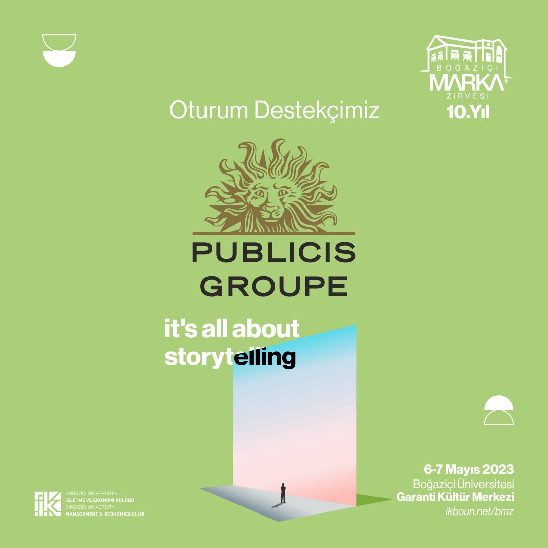 Publicis Groupe Türkiye Boğaziçi Marka Zirvesi'nde Oturum Destekçimiz!

Etkinliğimiz sertifikalıdır.

Yerini ayırtmayı unutma!

Biletlere ulaşmak için:
biletino.com/tr/e-l3l/bogaz…