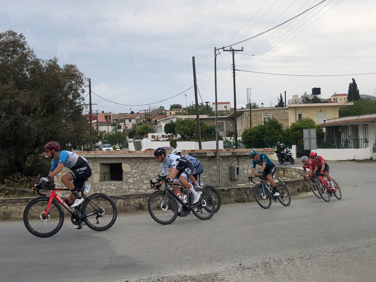 The @tourofhellas passes through #Γκαγκάλες #Gangales 03.05.23: @ABLOC_CT @CX_TeamLegendre @MazowszeCycling @jsmeteam @CajaRural_RGA @Bardiani_CSF @TSG_cyclingteam @bikeaid