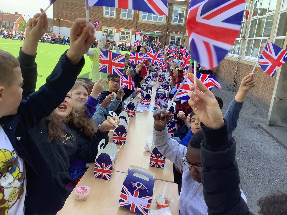 OABLJ's tweet photo. Coronation Party in full swing here at Blakenhale. https://t.co/ue1dR22QFL