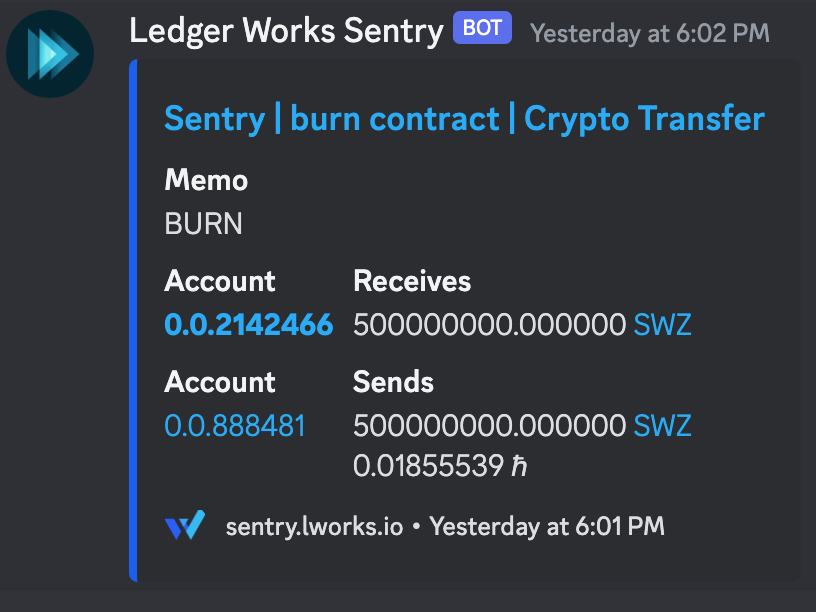 SweaselToken's tweet photo. 🔥Burn Sweasel, Burn!🔥

Half a BILLION #Sweaseltoken up in smoke! This Sweasel just wont stop! 

With every burn, our precious $SWZ becomes more and more scarce, so make sure to stock the burrow today!

#burntoken #memecoin #hedera #CryptoGems https://t.co/cbh9fmbNga