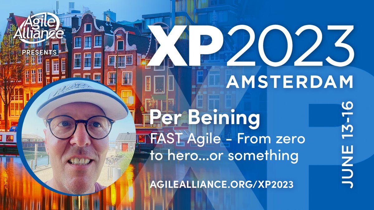 FAST Agile - From zero to hero...or something.. with <a href="/perbeining/">Per Beining</a> Wednesday June 14 at #XP2023 Conference with the <a href="/AgileAlliance/">Agile Alliance</a> in Amsterdam!🌷 Get your tickets now: agilealliance.org/xp2023/