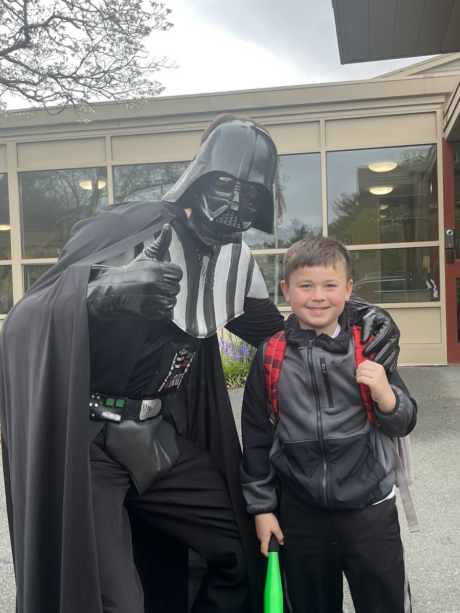 My kid has the best principal! May the fourth be with you! @SixTenPrincipal @NortonSchools