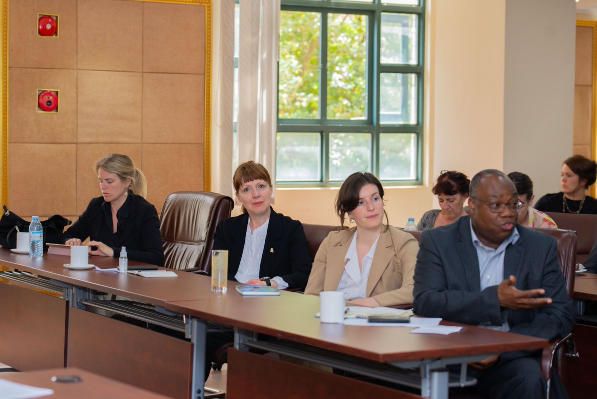 FAOUganda's tweet photo. #Day4 of the #FlexibleVoluntaryContribution partner mission to 🇺🇬; led by our Country Rep. @queridoAntonioL, the team met with @UgandaMFA officials &amp; discussed areas of strategic 🤝including;
 👉#YouthEmployment
👉Including diaspora in national dev't, and 
👉Diaspora policy. https://t.co/7gHBfkJjz3