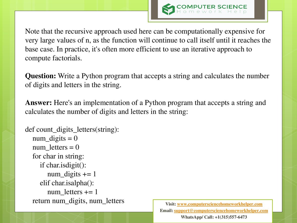 C_sciencehelp's tweet image. Struggling with your Computer Science homework? Look no further! Check out my sample work for top-notch Computer Science Homework Help. Let&apos;s ace those assignments together 💻🤝
Visit: computersciencehomeworkhelper.com

#studytips #computerscience #computersciencestudents #studytips #help