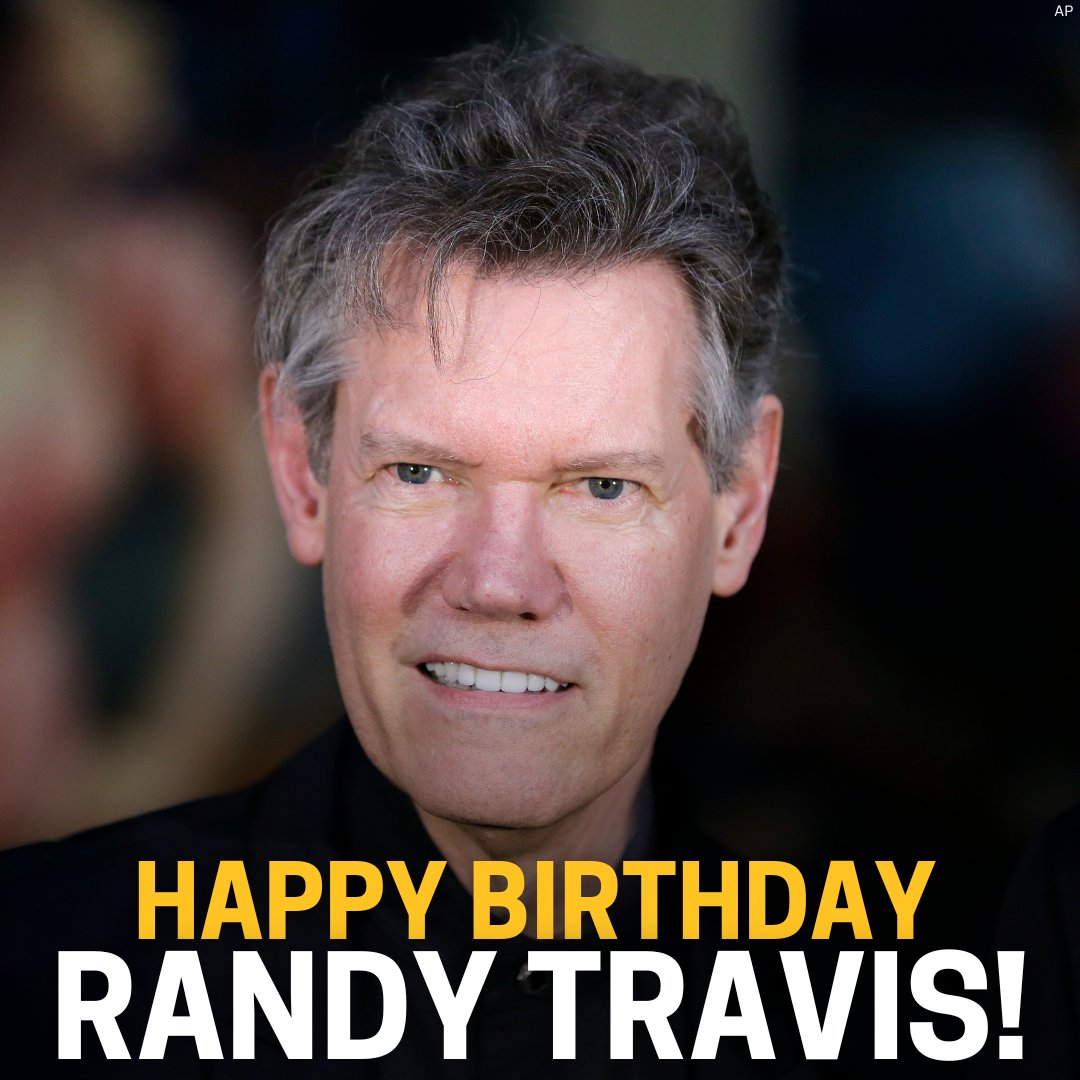 Happy Birthday to country music singer Randy Travis    ! 