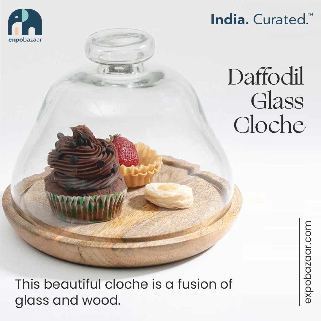 Sign up with ExpoBazaar now and buy this stunning Daffodil Glass Cloche!

expobazaar.com/signup

#indiacurated #expobazaar #recap #spotlight #productstyling #b2b #wholesale #business #businessgrowth #handcrafted #kitchen #dinning #Sustainability