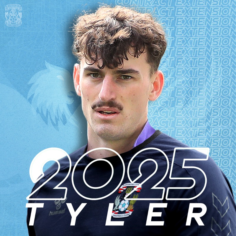Coventry_City's tweet photo. Locking in one for the future! 🔒

🤝 Cian Tyler has put pen to paper on a new Sky Blues deal that will keep him with the Club until 2025.

#PUSB
